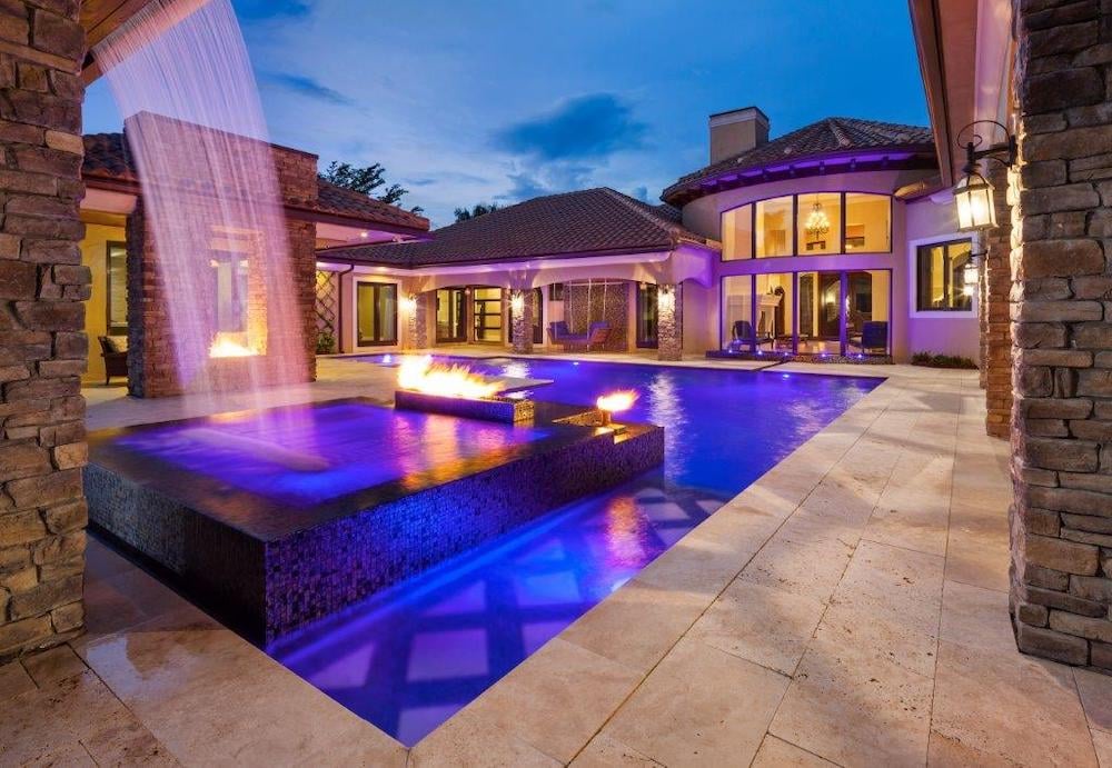 Fountain Blue Pools by Night  (30)